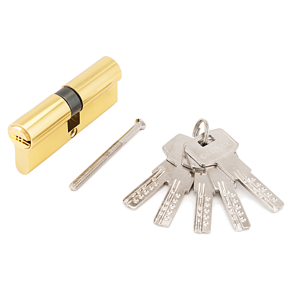 Стандарт F-01 75(30х10х35) GP 5кл золото перф. ключ/ключ Цилиндровый механизм от интернет площадки Гурумарт