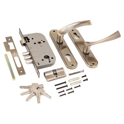 Замок врезной АЛЛЮР 103/3 AB СТ.БРОНЗА от интернет-площадки Гурумарт