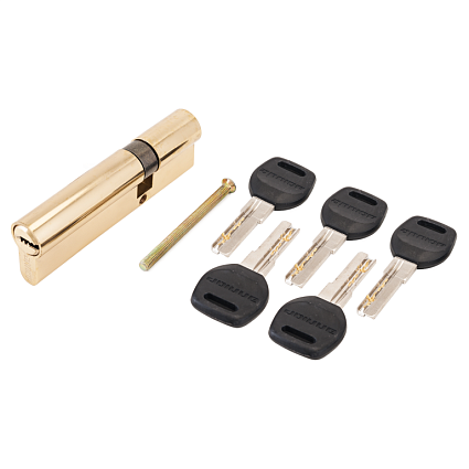 АЛЛЮР HD F 100-5К BP[30x10x60] (35x65) латунь перф.кл БЛИСТЕР Цилиндровый механизм от интернет площадки Гурумарт