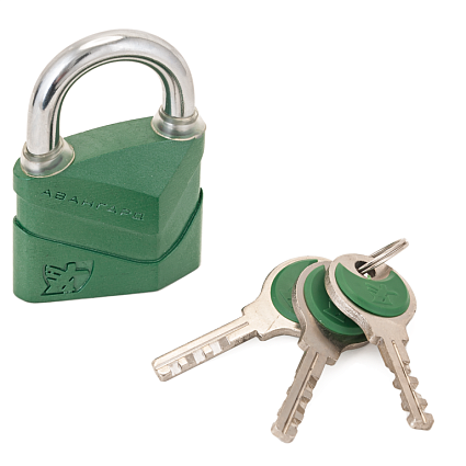 АВАНГАРД ВС2Д-50 ДИСКО зеленый d8мм Замок навесной   от интернет площадки Гурумарт