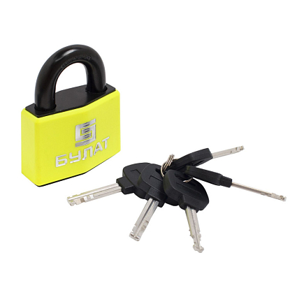 БУЛАТ ВС 3-С65 ПЛ закаленная сталь 5кл. d=12мм Замок навесной   от интернет площадки Гурумарт