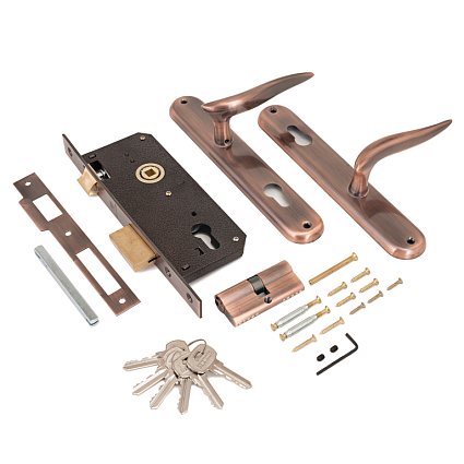 Замок врезной АЛЛЮР 0205 AC СТ.МЕДЬ от интернет-площадки Гурумарт