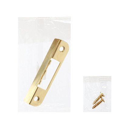 Ответная планка АЛЛЮР 068 PB ЗОЛОТО ДЛЯ ФИНСКИХ ДВЕРЕЙ от интернет-площадки Гурумарт