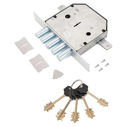Замок врезной ЭЛЬБОР REX 3.2 5 КЛ Б/О С/Т (1.06.02.5) от интернет-площадки Гурумарт