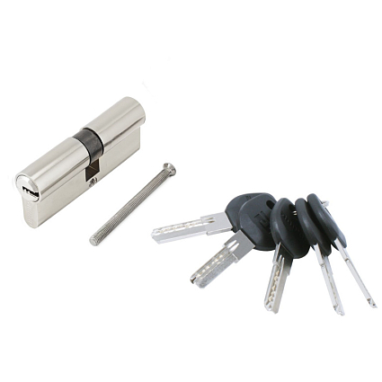 АЛЛЮР HD F 80-5К CP (40x40) хром перф.кл БЛИСТЕР Цилиндровый механизм от интернет площадки Гурумарт