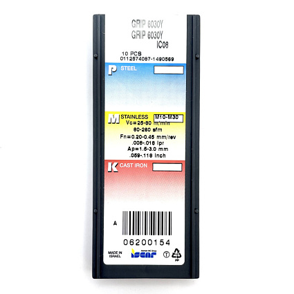 картинка Пластина канавочная GRIP 6030Y  IC08  от магазина Гурумарт