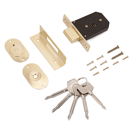 Замок врезной АЛЛЮР 90 ЛАТ. КРЕСТ.КЛЮЧ от интернет-площадки Гурумарт