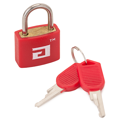 АЛЛЮР ВС1Л-20 КРАСНЫЙ d=2,8мм для чемоданов Замок навесной от интернет площадки Гурумарт