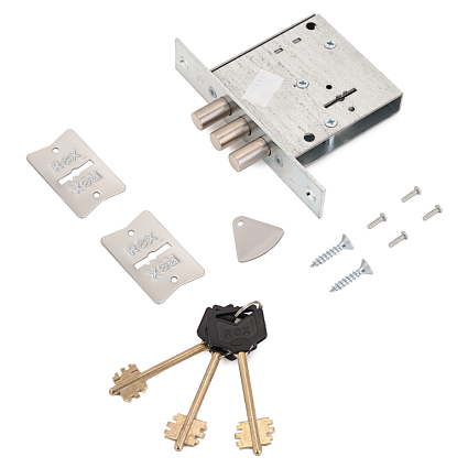 Замок врезной ЭЛЬБОР REX 1.5 3 КЛ Б/О (1.04.06.3) от интернет-площадки Гурумарт