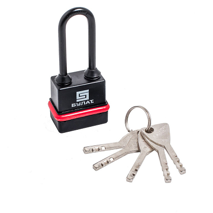 БУЛАТ ВС 3-Н45-01 ПЛ всепогодный 5кл. d=6мм Замок навесной   от интернет площадки Гурумарт