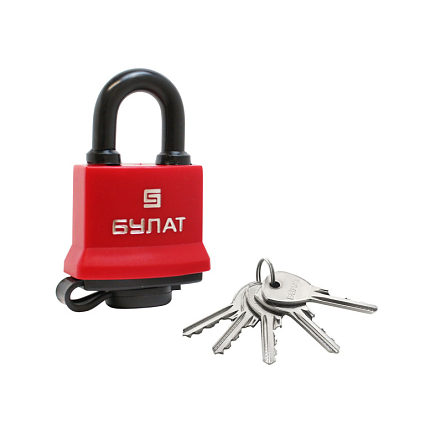 БУЛАТ ВС 1-П41 ПЛ всепогодный 5 кл. d=6,5мм Замок навесной   от интернет площадки Гурумарт