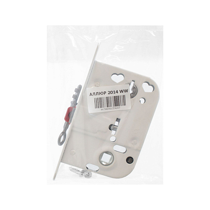 Защёлка врезная АЛЛЮР 2014 WW БЕЛЫЙ ДЛЯ ФИНСКИХ ДВЕРЕЙ С ФИКСАТОРОМ Б/О от интернет-площадки Гурумарт