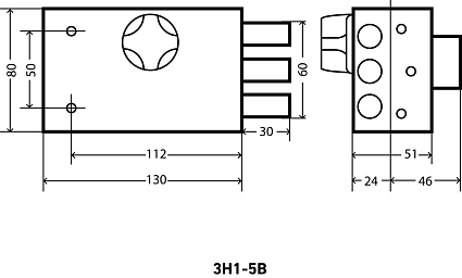Замок накладной АЛЛЮР ЗН 1-5 от интернет площадки Гурумарт