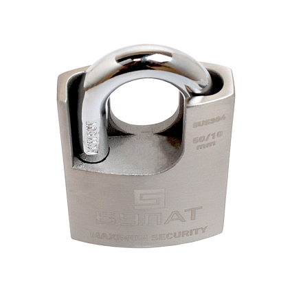 БУЛАТ ВС 3-У60 НС нержавеющая сталь 3кл. d=12мм Замок навесной   от интернет площадки Гурумарт