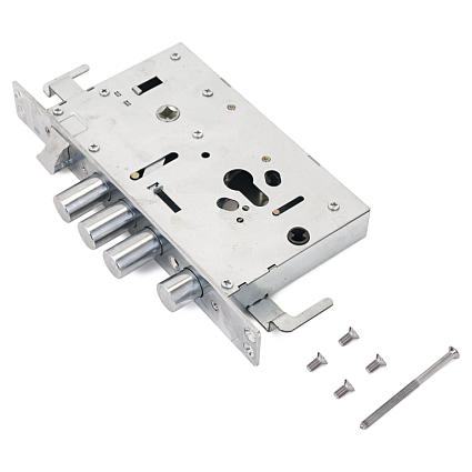 Замок врезной АЛЛЮР ЗВ1-08А-C AТМ-L ЛЕВЫЙ АВТОМАТ.БЕЗ Ц/МЕХ.Б/О ДЛЯ КИТ.МЕТАЛЛ.ДВЕРЕЙ от интернет-площадки Гурумарт