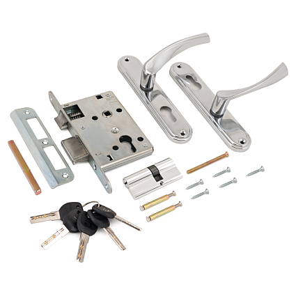 Замок врезной АЛЛЮР ЗВ 4-103 CP ХРОМ от интернет-площадки Гурумарт