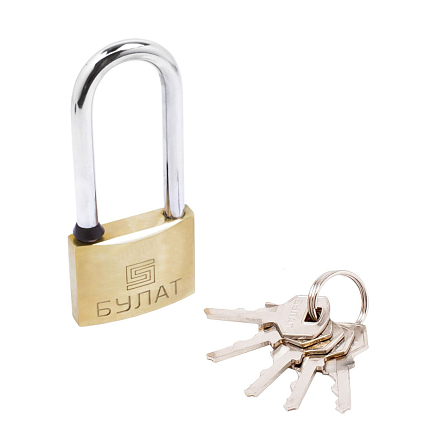 БУЛАТ ВС 1150-01 латунный 5кл. d=8мм Замок навесной от интернет площадки Гурумарт