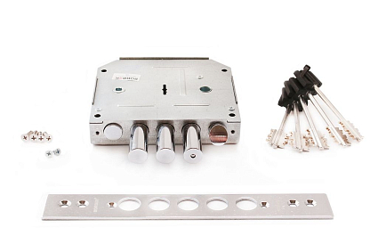 Замок Border (Бордер) врезной сувальдный с задвижкой и защёлкой ЗВ9-6 ПКЗ (прав.), 5 кл. /77411 от интернет-площадки Гурумарт