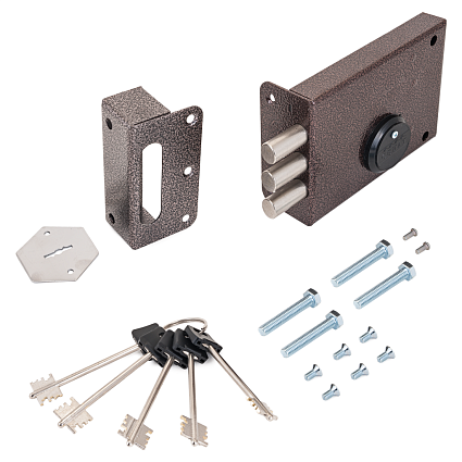 Замок накладной СЕНАТ ЗНС-6-2 5КЛ. 546 от интернет площадки Гурумарт