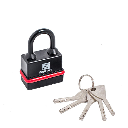 БУЛАТ ВС 3-Н65 ПЛ всепогодный 5кл. d=9мм Замок навесной   от интернет площадки Гурумарт