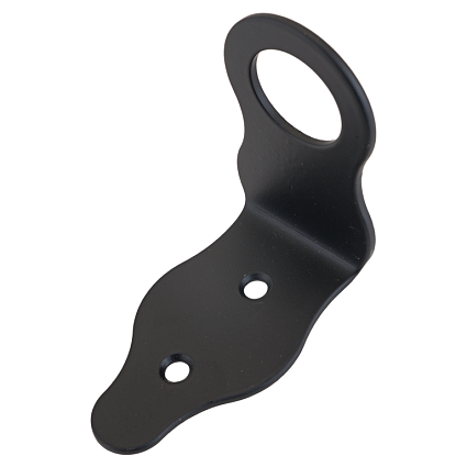 Домарт Проушина угловая 80*80*45 (черный) d 28мм   от интернет площадки Гурумарт