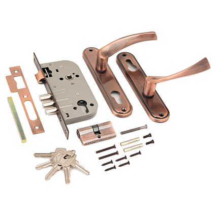 Замок врезной АЛЛЮР 103/3 AС СТ.МЕДЬ от интернет-площадки Гурумарт