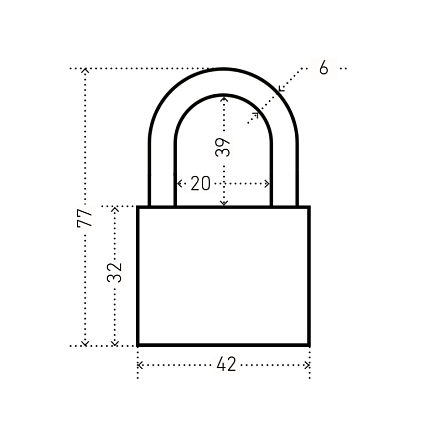 АЛЛЮР ВС1Ч- 364ПД ОРАНЖЕВЫЙ 5 кл. d6мм дл.дужка Замок навесной от интернет площадки Гурумарт