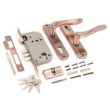 Замок врезной АЛЛЮР 102/3 AС СТ.МЕДЬ от интернет-площадки Гурумарт