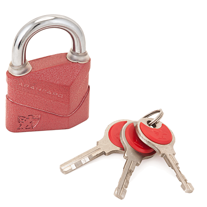 АВАНГАРД ВС2Д-50 ДИСКО красный d8мм Замок навесной   от интернет площадки Гурумарт