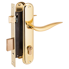 Замок врезной АЛЛЮР 0205 GP ЛАТУНЬ от интнрнет-магазина Замки-НТ