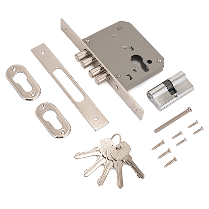 Замок врезной АЛЛЮР 189-4A CP от интернет-площадки Гурумарт