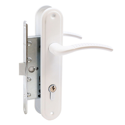 Замок врезной АЛЛЮР ЗВ 7-132/85 WW БЕЛЫЙ от интернет-площадки Гурумарт