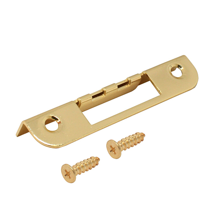 Ответная планка АЛЛЮР 068 PB ЗОЛОТО ДЛЯ ФИНСКИХ ДВЕРЕЙ от интернет-площадки Гурумарт