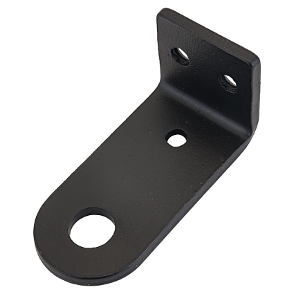 Домарт Проушина усиленная угловая 40*85*40 (толщ. 5мм) черный d 15мм   от интернет площадки Гурумарт