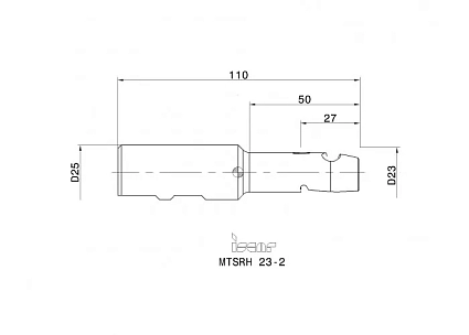 картинка Фреза для нарезания наружной резьбы MTSRH 23-2  от магазина Гурумарт