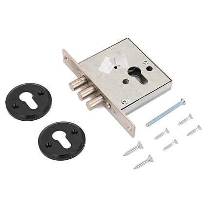 Замок врезной ЭЛЬБОР 1.03.03.0.0. КРЕМЕНЬ ЦИНК Б/МЕХ. Б/О от интернет-площадки Гурумарт