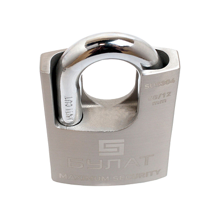 БУЛАТ ВС 3-У50 НС нержавеющая сталь 3кл. d=10мм Замок навесной   от интернет площадки Гурумарт