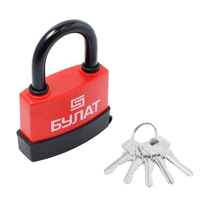 БУЛАТ ВС 1-П80ПЛ всепогодный 5кл. d=12мм Замок навесной   от интернет площадки Гурумарт