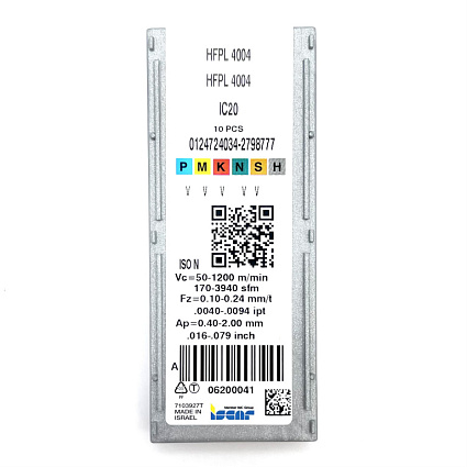 картинка Пластина канавочная HFPL 4004 IC20 от магазина Гурумарт