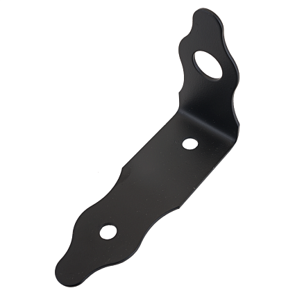 Домарт Проушина угловая 145*100*50 (черный) d 22мм   от интернет площадки Гурумарт