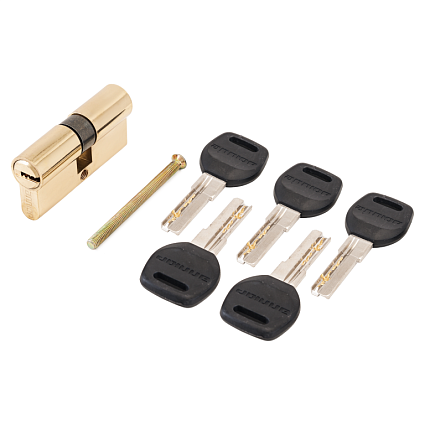 АЛЛЮР HD F 70-5К BP (35x35) латунь перф.кл БЛИСТЕР Цилиндровый механизм от интернет площадки Гурумарт