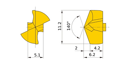 картинка Головка для сверл STAWN1120TH  VP15TF  от магазина Гурумарт