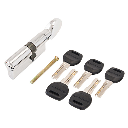 АЛЛЮР HD FG 70-5К CP[25Gx10x35](40х30G) хром перф.кл/верт БЛИСТЕР Цилиндровый механизм от интернет площадки Гурумарт