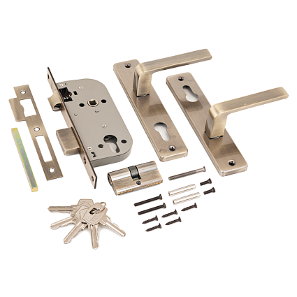 Замок врезной АЛЛЮР 126/1 AB СТ.БРОНЗА от интернет-площадки Гурумарт