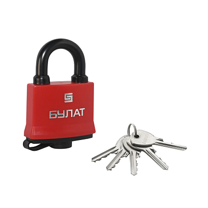 БУЛАТ ВС 1-П54 ПЛ всепогодный 5 кл. d=8,6мм Замок навесной   от интернет площадки Гурумарт