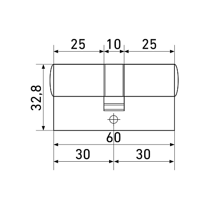 Стандарт MAX 60 (30х30) SN 5кл перф.ключ/ключ Цилиндровый механизм от интернет площадки Гурумарт