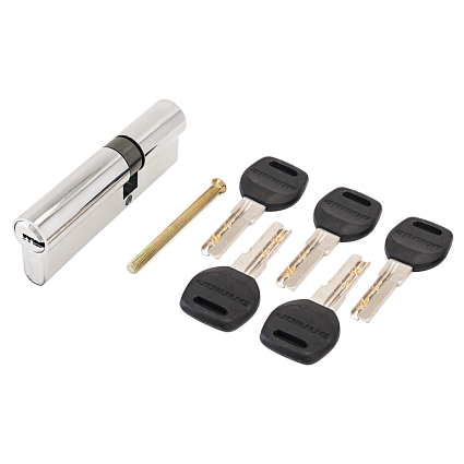 АЛЛЮР HD F 100-5К CP (35x65) хром перф.кл Цилиндровый механизм от интернет площадки Гурумарт