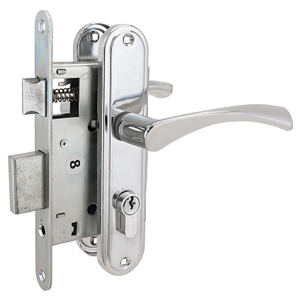 Замок врезной АЛЛЮР ЗВ 4-103 CP ХРОМ от интернет-площадки Гурумарт