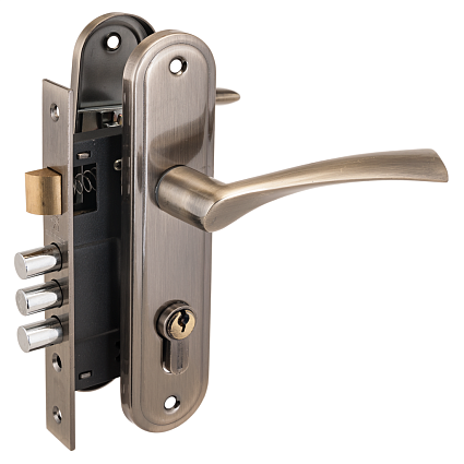 Замок врезной АЛЛЮР 103/3-61А(1203) AB СТ.БРОНЗА МАЛ.КОРПУС от интернет-площадки Гурумарт