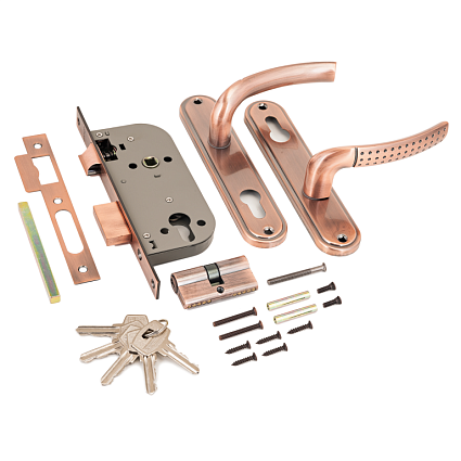 Замок врезной АЛЛЮР 132/1 AC СТ.МЕДЬ от интернет-площадки Гурумарт